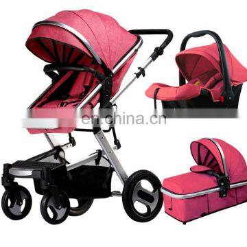 New style luxury baby stroller 3 in one stroller baby 3 in 1