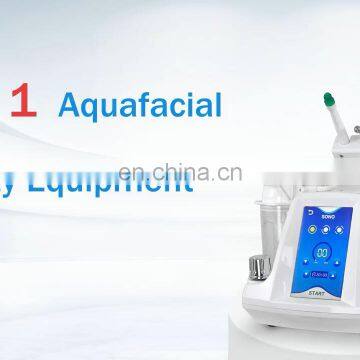 High quality 4 in 1 face lifting portable Aquafacial rf radio frequency machine