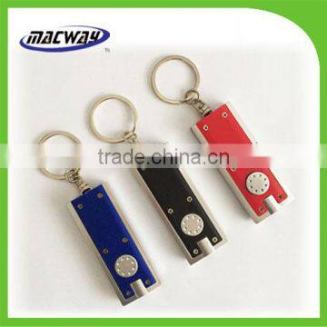 Square LED keychain light key fob lighting