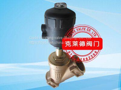 CLYDE Pneumatic Angle Valve  2-1/2”  A2891 DN65