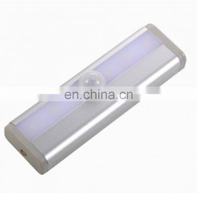 2021 Hot Sell Amazon Led Under Cabinet Light Automatic Motion Sensor Night Lights 6leds Motion Sensor Closet Night Light photo-4
