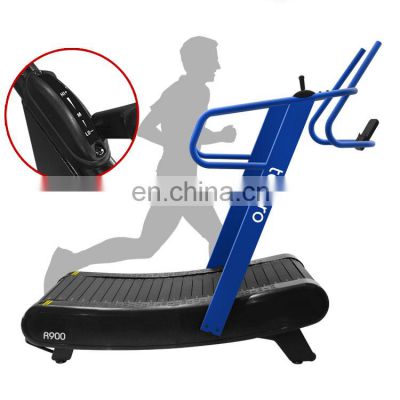 speed unlimited fitness machine eco-friendly commercial high quality exercise equipment Curved treadmill & air runner