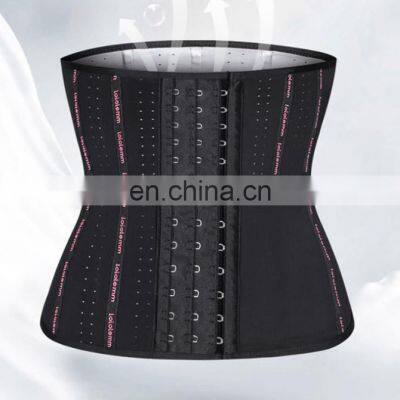 Custom Sweet Belts Waist Trimmer Abdominal Trainer Adjustable Sweat AB Belt With Zipper Pocket