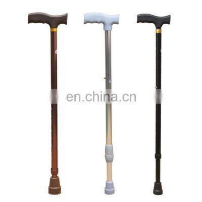 Thickened aluminum crutches for the elderly outdoor climbing cane skid adjustable length portable crutches