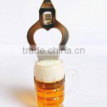 Aacrylic Wine Cup Shape Opener with Refridge Magnet