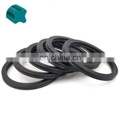 Good Quality OEM Nitrile NBR FKM Quad Ring Mechanical Hydraulic Quad-Ring Seal Rubber X Ring