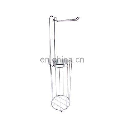High Quality Metal Wire Toilet Paper Roll Rack Bathroom Tissue Paper Stand Holder