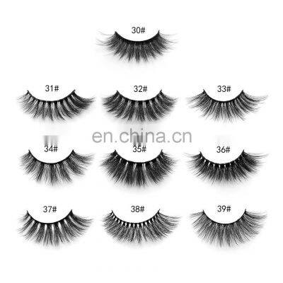 Wholesale Eyelashes 20/40/50/100Pcs 3D Mink Lashes Natural Mink Eyelashes Wholesale False 3D Makeup Magnetic False In photo-2