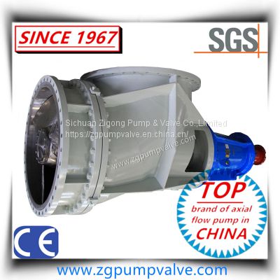 Monel/Titanium/2205/2507 big Diameter Horizontal Chemical Axial Flow Pump & Elbow Pump