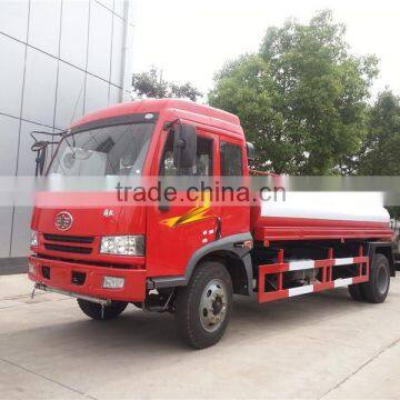 10000 liter FAW water tank vehicle