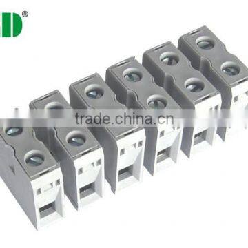 PCB Through Panel Terminal Block Connectors With 45 Degree Wire Inlet 14.50mm 600V 65A