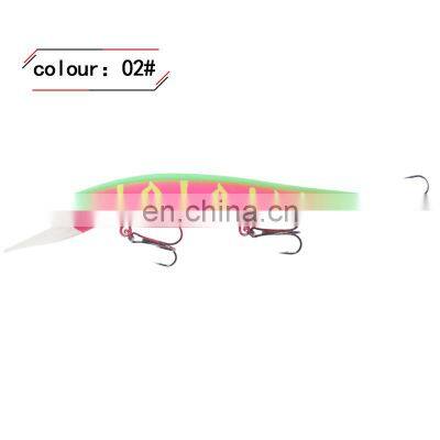 Three Hook Slow Sinking Mino Bionic Plastic Bait Long-Range Throwing Bass Mouth Raising False Bait Hovering Bait photo-4