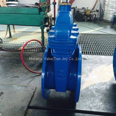 PN25 DIN F4 Non-rising Stem Resilient Seated Gate Valve photo-4