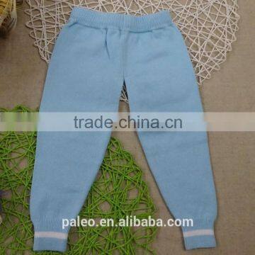 OEM Service Cotton Knitted Pattern Baby Warm Trousers for Autumn photo-2