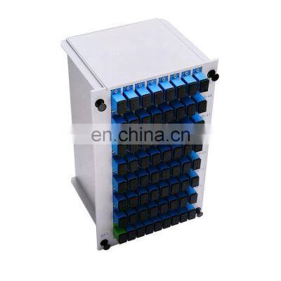 low pdl hig return loss mini type abs box lgx box rack mount plc fiber optic splitter sc connector 1x64 fiber splitter 1 to 32