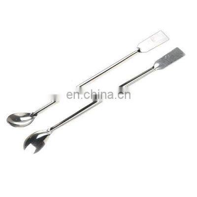 Laboratory Chemical Stainless Steel Lab Spoon Spatula/Laboratory Sampling Spoon