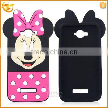 cartoon silicon cover for alcatel one touch pop c7