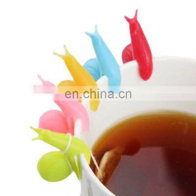 Modern Eco-friendly Silicone Snails Shape Tea Bag Holder