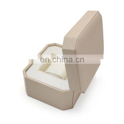 High-quality Custom Logo Modern Luxury Single Wrist Watch Box pu Leather Watch Box photo-2