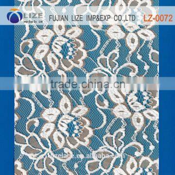 Fancy Embroidery Organza Mantilla Lace Fabric for Jamdani Saree photo-4