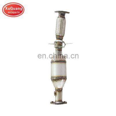 XUGUANG hot sale direct fit exhaust ceramic catalyst second part catalytic converter for Haima qiubite