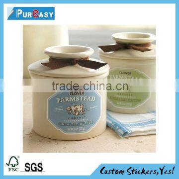 Custom Adhesive Waterproof Milk Beverage Labels