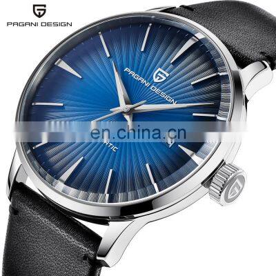 PAGANI DESIGN 2770 buy mens watches automatic mechanical auto date leather strap branded men watch