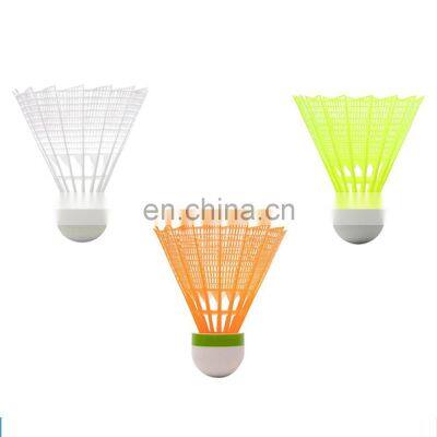 Popular quality wholesale durable plastic shuttle cock nylon