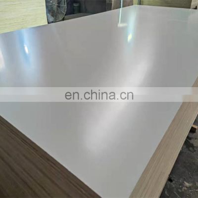 Double sided 18mm white melamine plywood particle board laminated playwood