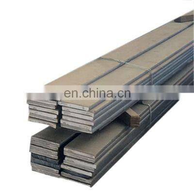 Hot rolled customized 40mm 50mm black galvanized flat bar steel billets in stock 5.8m