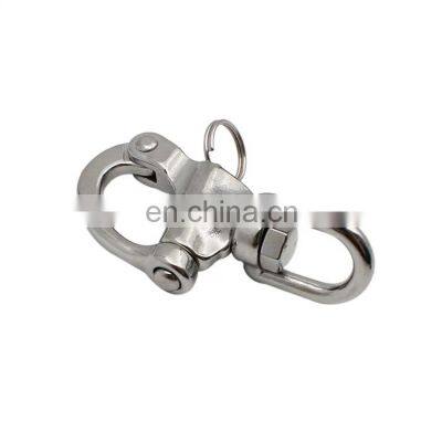 Wholesale Swivel Snap Shackle Round Head Stainless Steel Shackle Buckle/Stainless Steel Shackle For Bracelet/Adjustable photo-3