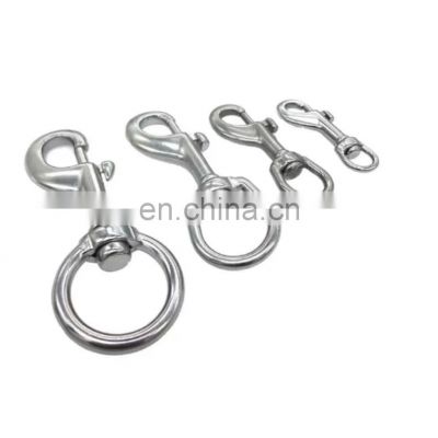 JRSGS Customized High Quality Swivel Round Eye Bolt Snap for Keychain Strap Pet Chains