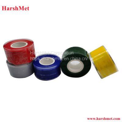 Non adhesive underwater using self fusing silicone rubber tape