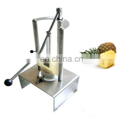 fresh manual pineapple peeling machine/ pineapple peeler with 304 stainless steel pineapple cutter/pineapple cutting machine