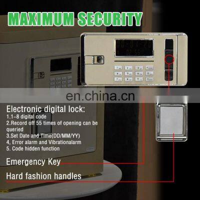 Luxury Metal Deposit Office Hotel Homes Burglarproof Electronic Digital Cash Security Money Safe Box photo-4