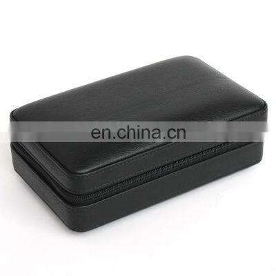 Advanced Customization Portable PU Leather Cigar Travel Humidor Leather Cigar Case