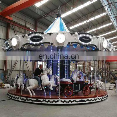 Top sale carousel entertainment children amusement park factory