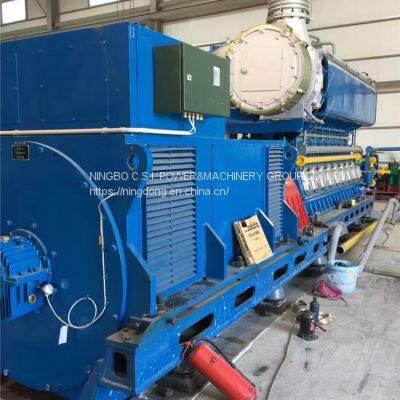 6MW Tyre oil plastic oil Power plant 3X2MW generator sets