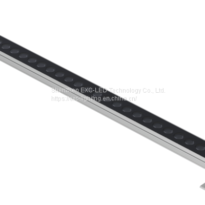 Led Wall Washer Light Rgb Dmx IP66 Aluminium Housing Outdoor Waterproof Wall Wash Lighting DMX512 Outdoor Building Lighting