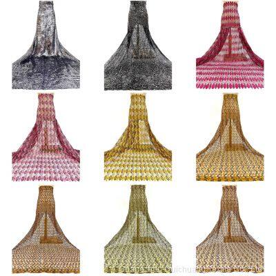 Guichuang Textile Supplies Fashionable and Noble Quality Wedding Dresses and Evening Lace Embroidery Fabrics From 15 Meters photo-3