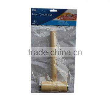 Eco-friendly meat tenderizer and wooden meat hammer