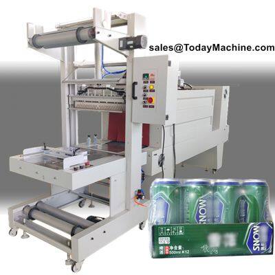 PE Film Heat Shrink Machine for Beer Cans and Mineral Water Bottle