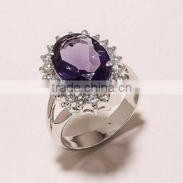 AMETHYST RING ,WHOLESALE SILVER JEWELRY,SILVER EXPORTER,SILVER JEWELRY FROM INDIA