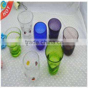 colorful wine drinking glass cup