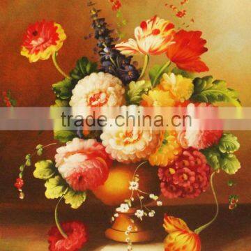 Handmade Still life painting funny modern flower oil art painting on canvas hot sale