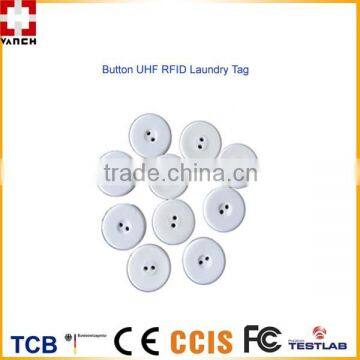 VT-85Y Small Round waterproof Button Passive RFID Clothes Laundry tag