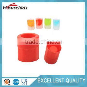 Silicone 4-Cup Shaped Ice Cube Shot Glass Freeze Mold Maker Tray summer party