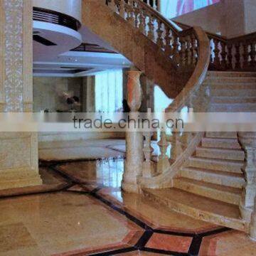 150x30x3cm Cheap Polished Beige Marble Stair Cover Tiles photo-3