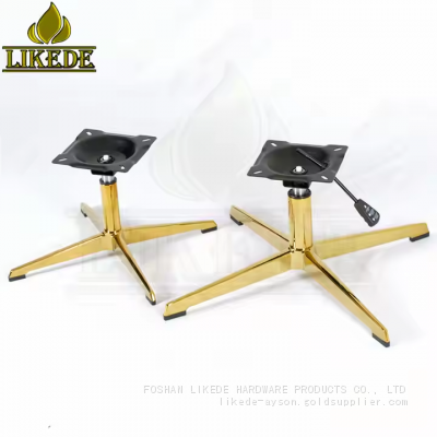 New Gold Swivel Chair Leg With Powder Coating Finish Made From Durable Aluminum Alloy photo-2