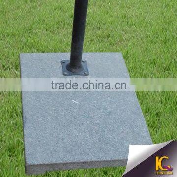 Outdoor beach umbrella supplier wholesale granite umbrella base parts with 45kg